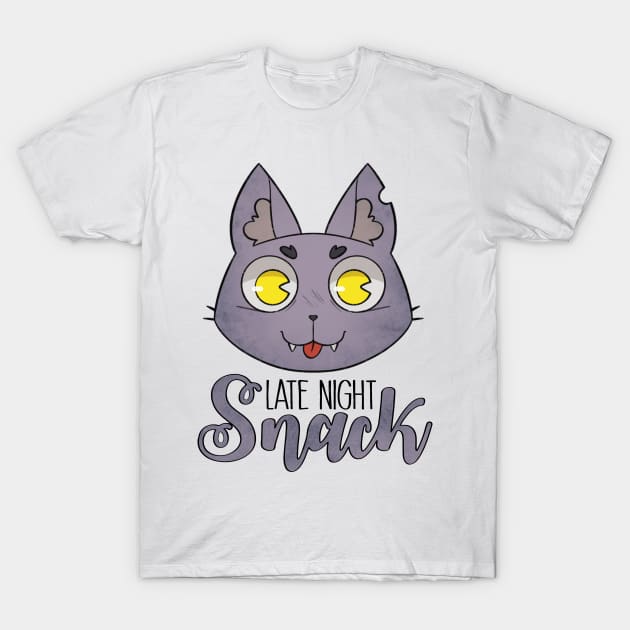 Late Night Snack | Original art T-Shirt by ʜᴏᴘᴇ ᴍᴀʏ ꜰᴀᴅᴇ